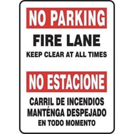 Accuform No Parking Sign, SBMVHR922VP SBMVHR922VP